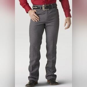 Wrangler 82HK Western Dress Jeans Heather Gray Men’s 36x32 Cowboy Pants